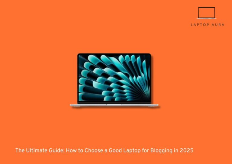 The Ultimate Guide: How to Choose a Good Laptop for Blogging in 2025