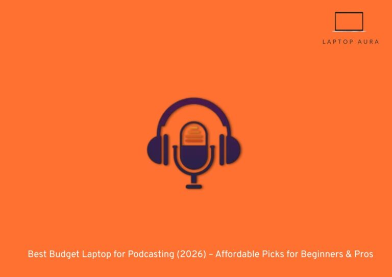 Best Budget Laptop for Podcasting (2026) – Affordable Picks for Beginners & Pros