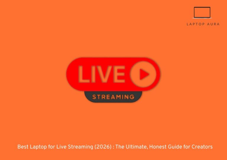Best Laptop for Live Streaming (2026) The Ultimate, Honest Guide for Creators