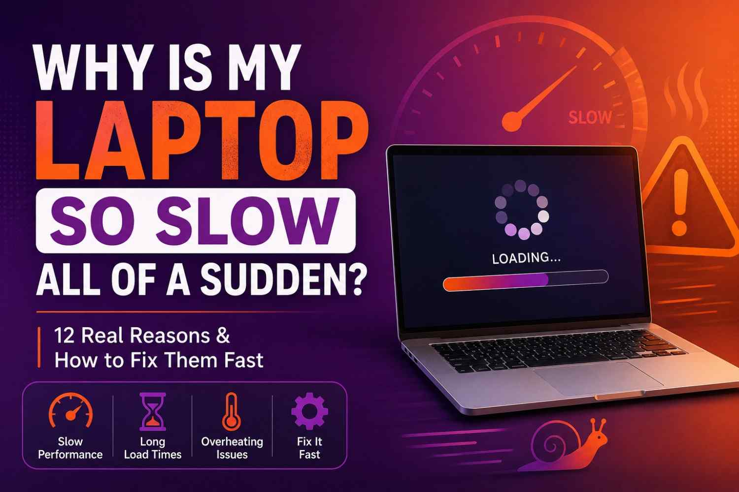 Why Is My Laptop So Slow All of a Sudden