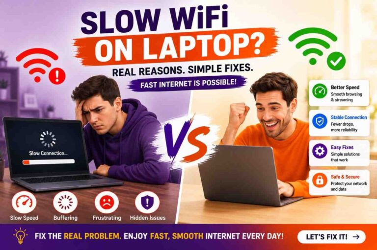 Why Is My WiFi Slow on Laptop But Fine on Phone